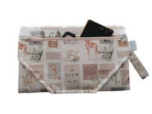 Load image into Gallery viewer, Born To Be Wild Nappy change mat clutch w/Zippered Pocket
