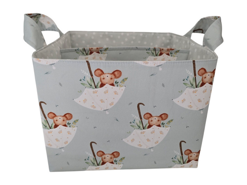 Mouse Nappy Caddy (2nds - Faint pink marks)