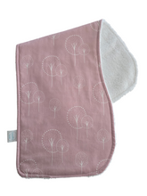 Load image into Gallery viewer, Pink Trees Burp Cloth