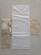 Load image into Gallery viewer, Mustard Garden change mat clutch (Pre Order - Dispatches in 12 days)