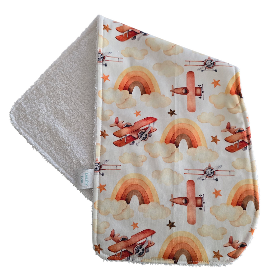 Vintage Aircraft Burp Cloth