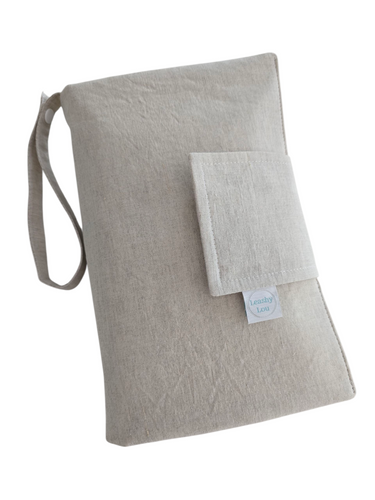 Natural Linen Nappy Wallet