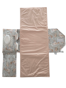 Koala & Friends Nappy change mat clutch - DELUXE w/Zippered Pocket
