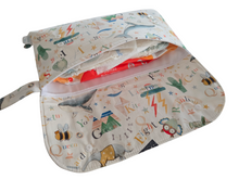 Load image into Gallery viewer, Alphabet Animals Nappy Clutch