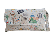 Load image into Gallery viewer, Alphabet Animals Nappy Clutch
