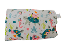 Load image into Gallery viewer, Floral Turtle change mat clutch DELUXE