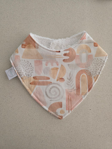 Abstract Shapes Bandana Bib