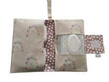Load image into Gallery viewer, Floral Rainbow Nappy Wallet