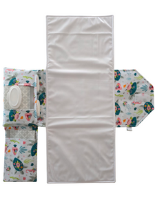 Floral Turtle change mat clutch DELUXE