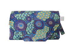 Load image into Gallery viewer, Water Dreaming Nappy change mat clutch DELUXE