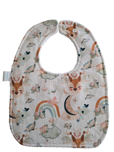 Whymsical Deer waterproof Bib