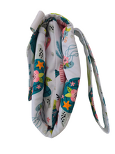 Load image into Gallery viewer, Floral Turtle change mat clutch DELUXE