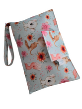 Load image into Gallery viewer, Floral Aussie Animals Nappy Wallet