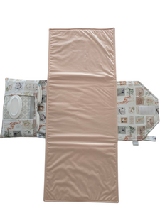 Born To Be Wild Nappy change mat clutch w/Zippered Pocket