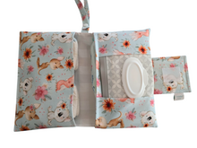 Load image into Gallery viewer, Floral Aussie Animals Nappy Wallet