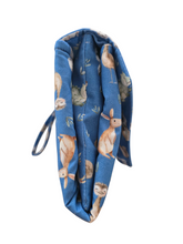 Load image into Gallery viewer, Aussie Animals Marine Nappy change mat clutch STANDARD