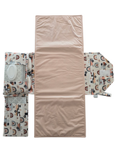 Load image into Gallery viewer, Retro Campers Nappy change mat clutch DELUXE