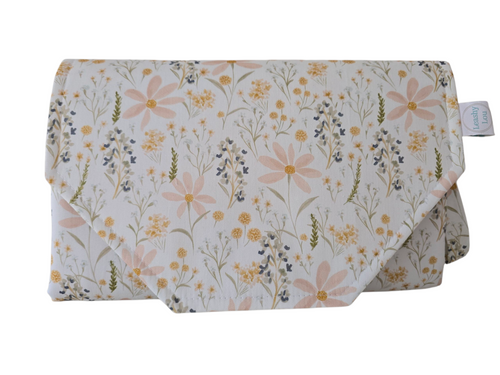 Daisy Wattle Nappy change mat clutch DELUXE