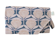 Load image into Gallery viewer, waratah Flower Nappy change mat clutch