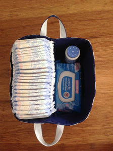 {{CUSTOM ORDER}} Nappy caddy