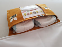 Load image into Gallery viewer, Bumble Bee Nappy change mat clutch, Nappy change clutch, nappy clutch