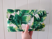 Load image into Gallery viewer, Palm Leaves, Palm Leaf, Nappy Change Mat Clutch