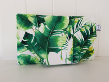 Load image into Gallery viewer, Palm Leaves, Palm Leaf, Nappy Change Mat Clutch