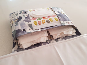 Woodland Animals Nappy change mat clutch DELUXE