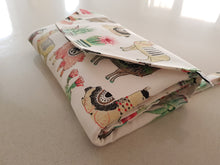 Load image into Gallery viewer, Llama, Alpaca Nappy Change Mat Clutch, Nappy change clutch, nappy clutch