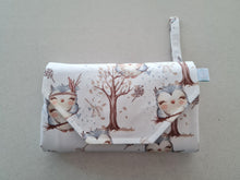 Load image into Gallery viewer, Tribal owl  Nappy change mat clutch, nappy change clutch, nappy clutch