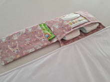Load image into Gallery viewer, Dancing Animals, Elephant, cat, dear Nappy change mat clutch, nappy change clutch, nappy clutch