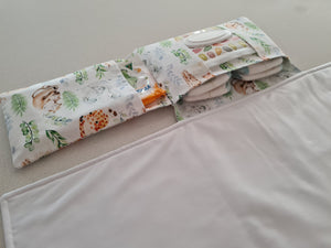 Baby Animal Love Nappy change mat clutch (Pre Order - Dispatches in 10-12 days)