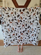 Load image into Gallery viewer, Floral Bamboo muslin swaddle