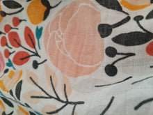 Load image into Gallery viewer, Floral Bamboo cotton muslin swaddle