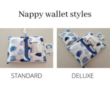 Load image into Gallery viewer, Green Dots Nappy Wallet (Pre Order - Dispatches in 10-12 days)