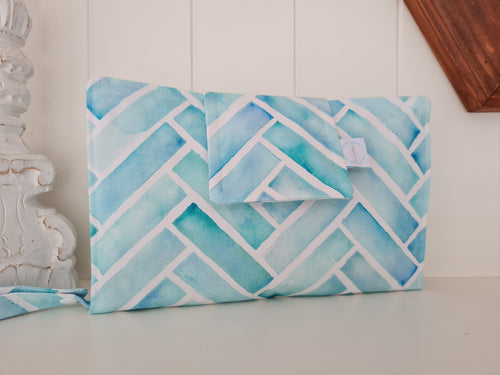 Nappy change mat clutch, Nappy clutch, change mat, nappy bag, change mat clutch