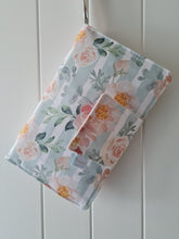 Load image into Gallery viewer, Floral stripe Nappy Wallet