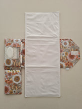 Load image into Gallery viewer, Retro Floral Nappy change mat clutch (Pre Order - Dispatches in 10 - 12 days)