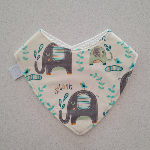 Elephant Splash Bib