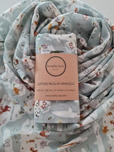 Load image into Gallery viewer, Around The World Cotton Muslin Swaddle