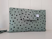 Load image into Gallery viewer, Green Dots Nappy Wallet (Pre Order - Dispatches in 10-12 days)