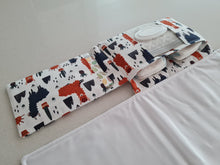 Load image into Gallery viewer, Boho Llama Nappy change mat clutch (Pre order - Dispatches in 12 days)