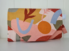 Load image into Gallery viewer, Tuscan sun Nappy change mat clutch (Pre Order - Dispatches in 10-12 days)