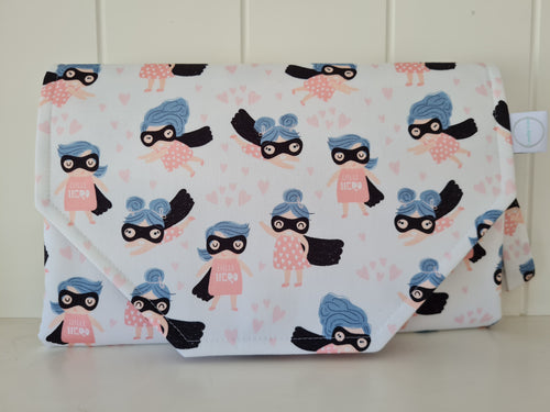 My Little Hero Nappy change mat clutch