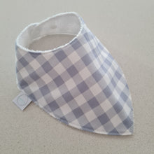 Load image into Gallery viewer, Duck Egg Gingham Bib